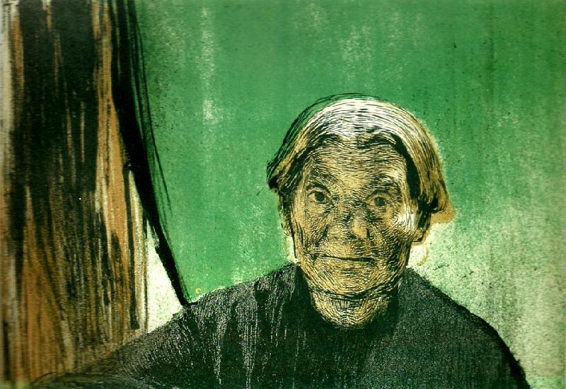 kathe kollwitz gammal kvinna vid fonster China oil painting art